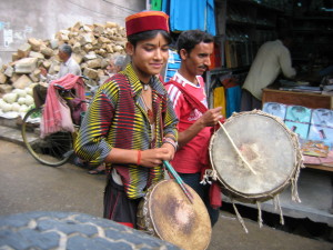 3 Musiker in Dharamsala